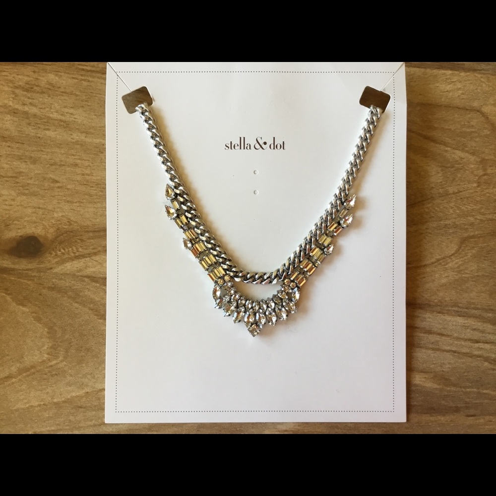 Stella & Dot Regency Silver Necklace